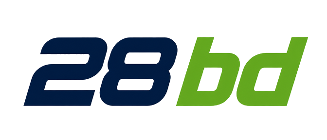 28 bd নীল প্রযুক্তি লোগো